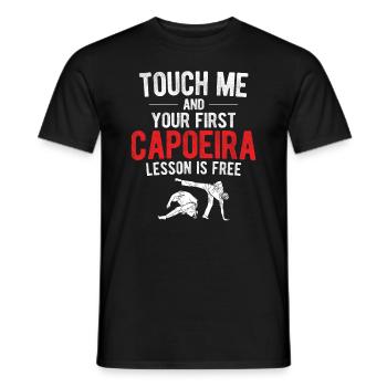 Capoeira - Männer T-Shirt - Schwarz - Vorne - AI Model Male 178 light (178cm)
