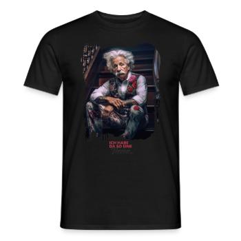 Jemand hat das so eine Idee - Männer T-Shirt - Schwarz - Vorne - AI Model Male 178 light (178cm)