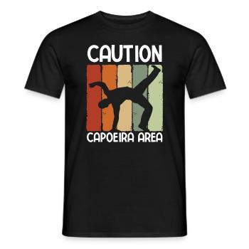 Capoeira - Männer T-Shirt - Schwarz - Vorne - AI Model Male 178 light (178cm)