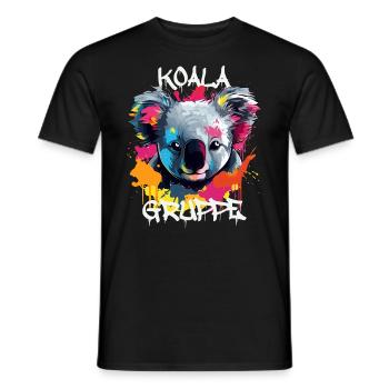 Graffiti Koalagruppe Kindergarten Gruppentier - Männer T-Shirt - Schwarz - Vorne - AI Model Male 178 light (178cm)