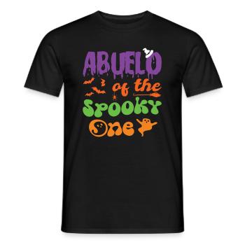 Abuelo Of The Spooky One Halloween 1st Birthday - Männer T-Shirt - Schwarz - Vorne - AI Model Male 178 light (178cm)