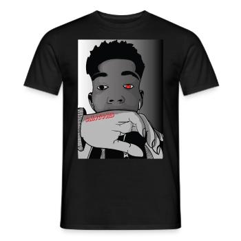 OILI LE GRIMS - T-shirt homme - noir - Devant - AI Model Male 178 light (178cm)