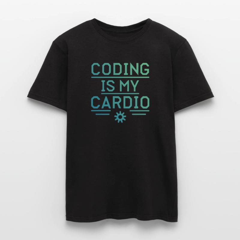 Coding Is My Cardio | Developer Fun Men's T-Shirt