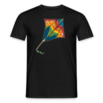 DRACHEN - Männer T-Shirt - Schwarz - Vorne - AI Model Male 178 light (178cm)