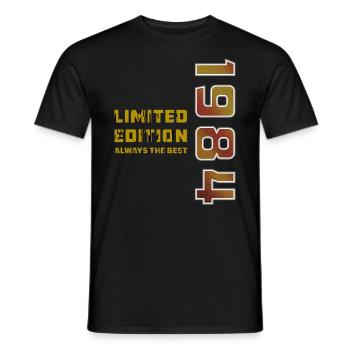 ANNÉE 1984 - T-shirt homme - noir - Devant - AI Model Male 178 light (178cm)