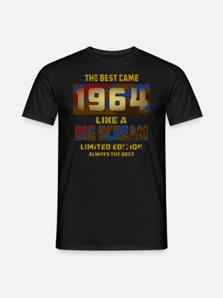 YEAR YEAR 1964 - Men's T-Shirt - black