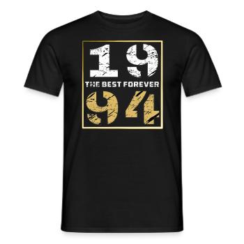 THE BEST FOREVER 1994 - Männer T-Shirt - Schwarz - Vorne - AI Model Male 178 light (178cm)