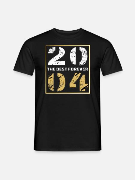 THE BEST FOREVER 2004 - Men's T-Shirt - black