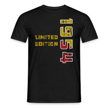 YEAR 1954 - Men's T-Shirt - black - Front - AI Model Male 178 light (178cm)