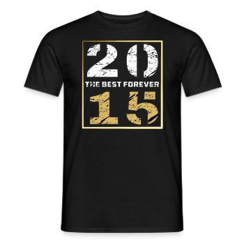 THE BEST FOREVER 2015 - Männer T-Shirt - Schwarz - Vorne - AI Model Male 178 light (178cm)