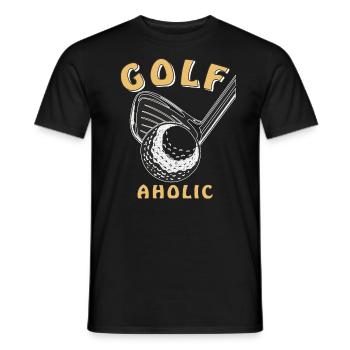 ACCRO DU GOLF - T-shirt homme - noir - Devant - AI Model Male 178 light (178cm)