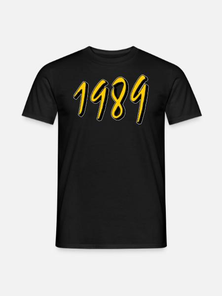 BIRTHDAY YEAR 1989 - Men's T-Shirt - black