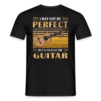 GITARRE MAIS JE SAIS JOUER DE LA GUITARE - T-shirt homme - noir - Devant - AI Model Male 178 light (178cm)
