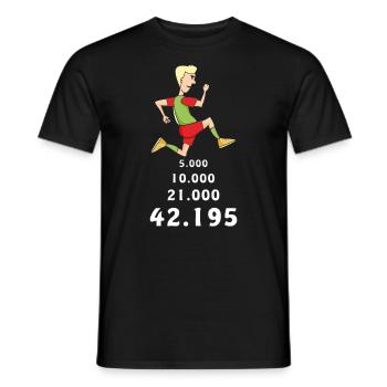 BISHOP - Men's T-Shirt - black - Front - AI Model Male 178 light (178cm)