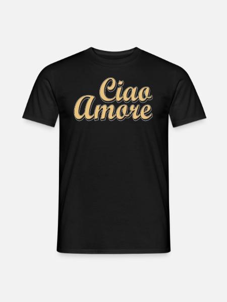 Ciao Amore - Men's T-Shirt - black