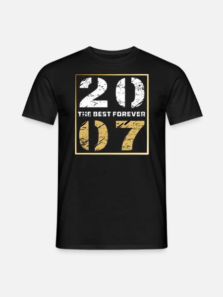 THE BEST FOREVER 2007 - Men's T-Shirt - black