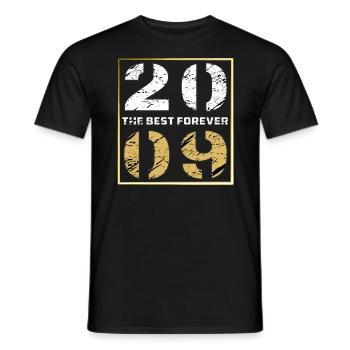 THE BEST FOREVER 2009 - Männer T-Shirt - Schwarz - Vorne - AI Model Male 178 light (178cm)
