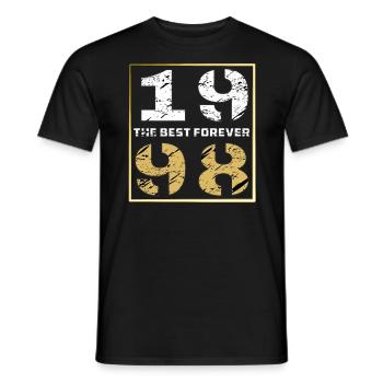 LE MEILLEUR POUR TOUJOURS 1998 - T-shirt homme - noir - Devant - AI Model Male 178 light (178cm)