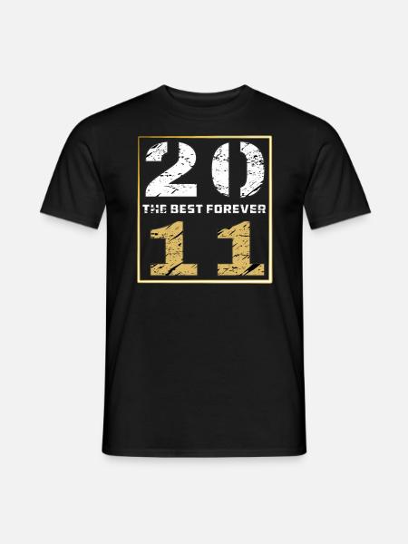 THE BEST FOREVER 2011 - Men's T-Shirt - black