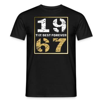 LE MEILLEUR POUR TOUJOURS 1967 - T-shirt homme - noir - Devant - AI Model Male 178 light (178cm)