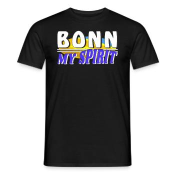 BONN MON - T-shirt homme - noir - Devant - AI Model Male 178 light (178cm)