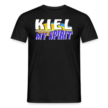 KIEL MON - T-shirt homme - noir - Devant - AI Model Male 178 light (178cm)