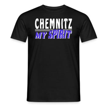 CHEMNITZ MON - T-shirt homme - noir - Devant - AI Model Male 178 light (178cm)