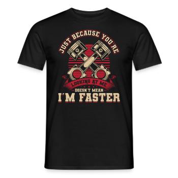 Mechanic, Tools and Engine - Men's T-Shirt - black - Front - AI Model Male 178 light (178cm)