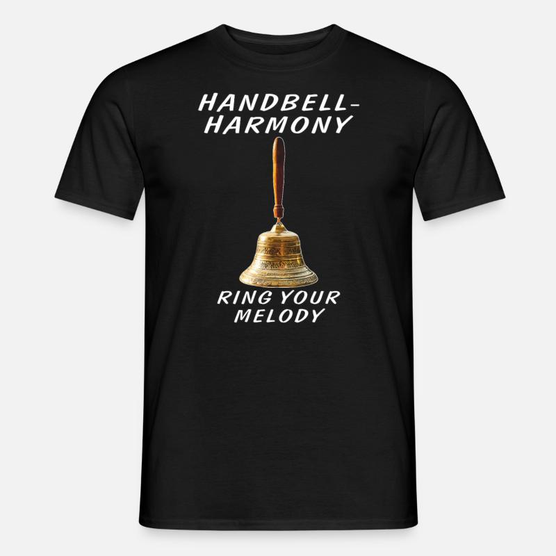 HANDBELL HARMONY - Männer T-Shirt - Schwarz