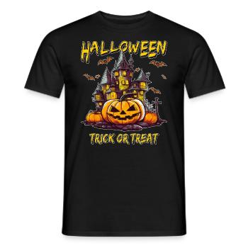 HALLOWEEN TRICK OR TREAT - T-shirt homme - noir - Devant - AI Model Male 178 light (178cm)
