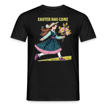 KIND EASTER HAS COME - Männer T-Shirt - Schwarz - Vorne - AI Model Male 178 light (178cm)