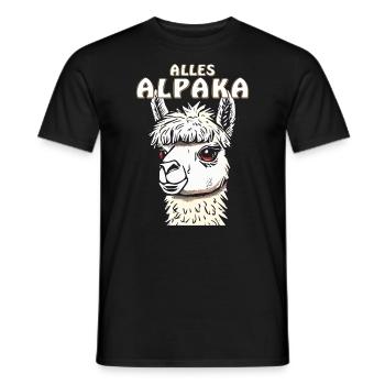 TOUS LES ALPAGAS - T-shirt homme - noir - Devant - AI Model Male 178 light (178cm)