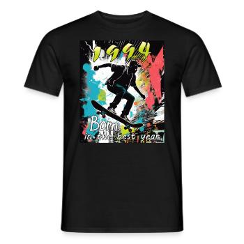 1994 SKAETER Born in the best year - Männer T-Shirt - Schwarz - Vorne - AI Model Male 178 light (178cm)