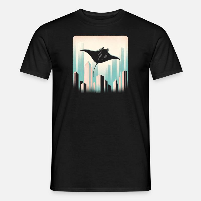 Mantarochen - Männer T-Shirt - Schwarz