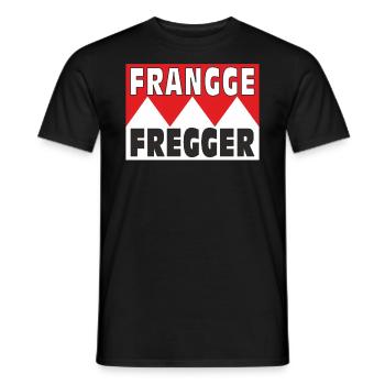 FRANGGE FREGGER - Men's T-Shirt - black - Front - AI Model Male 178 light (178cm)