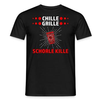 Schorle Pfälzer Dubbeglas Geschenk - Männer T-Shirt - Schwarz - Vorne - AI Model Male 178 light (178cm)