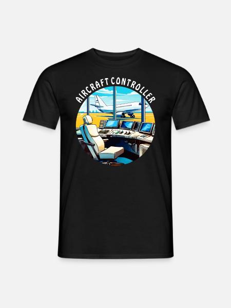 AIRCRAFT CONTROLLER - Men's T-Shirt - black