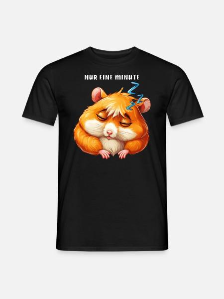 SLEEP JUST ONE MINUTE - Men's T-Shirt - black