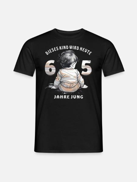CHILD 65TH BIRTHDAY - Men's T-Shirt - black