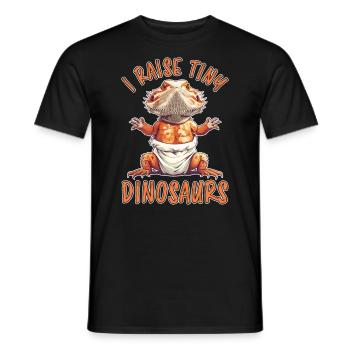 Bearded Dragon Saying Fun Funny Bearded Dragon Gift - Men's T-Shirt - black - Front - AI Model Male 178 light (178cm)