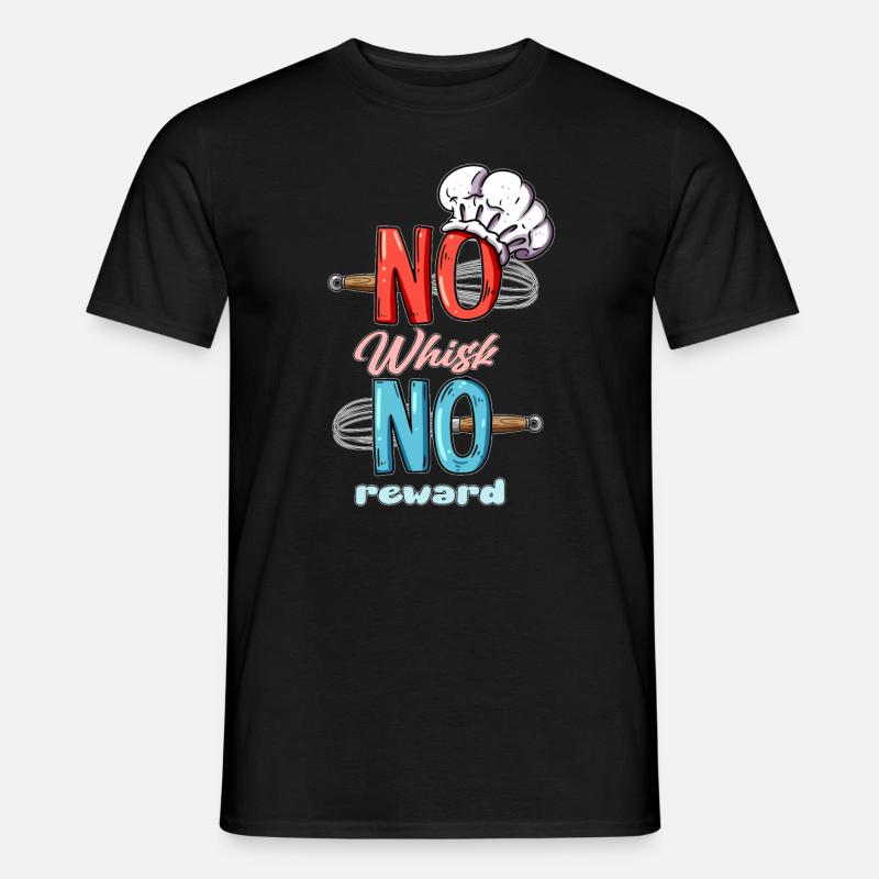 Bäckerei backen Hobbybäcker Beruf Freizeitbäcker - Männer T-Shirt - Schwarz