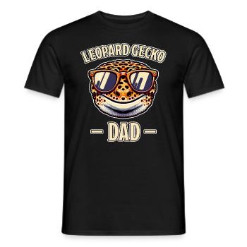 Leopardgecko Spruch Lustiges Leopardgecko Geschenk - Männer T-Shirt - Schwarz - Vorne - AI Model Male 178 light (178cm)