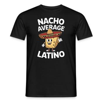 Nacho Latino moyen - T-shirt homme - noir - Devant - AI Model Male 178 light (178cm)