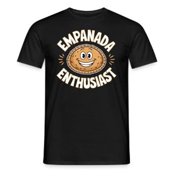 Empanada Enthusiast Liebhaber - Männer T-Shirt - Schwarz - Vorne - AI Model Male 178 light (178cm)