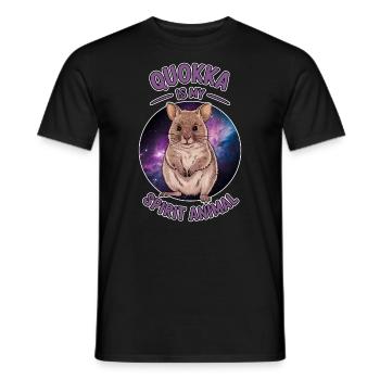 Quokka Disant Australie Drôle Quokka Cadeau - T-shirt homme - noir - Devant - AI Model Male 178 light (178cm)