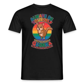 Quokka Disant Australie Drôle Quokka Cadeau - T-shirt homme - noir - Devant - AI Model Male 178 light (178cm)