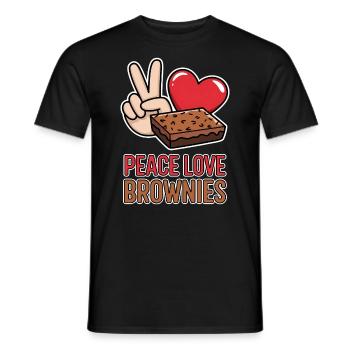 Brownies Spruch Gebäck Lustiges Brownie Geschenk - Männer T-Shirt - Schwarz - Vorne - AI Model Male 178 light (178cm)
