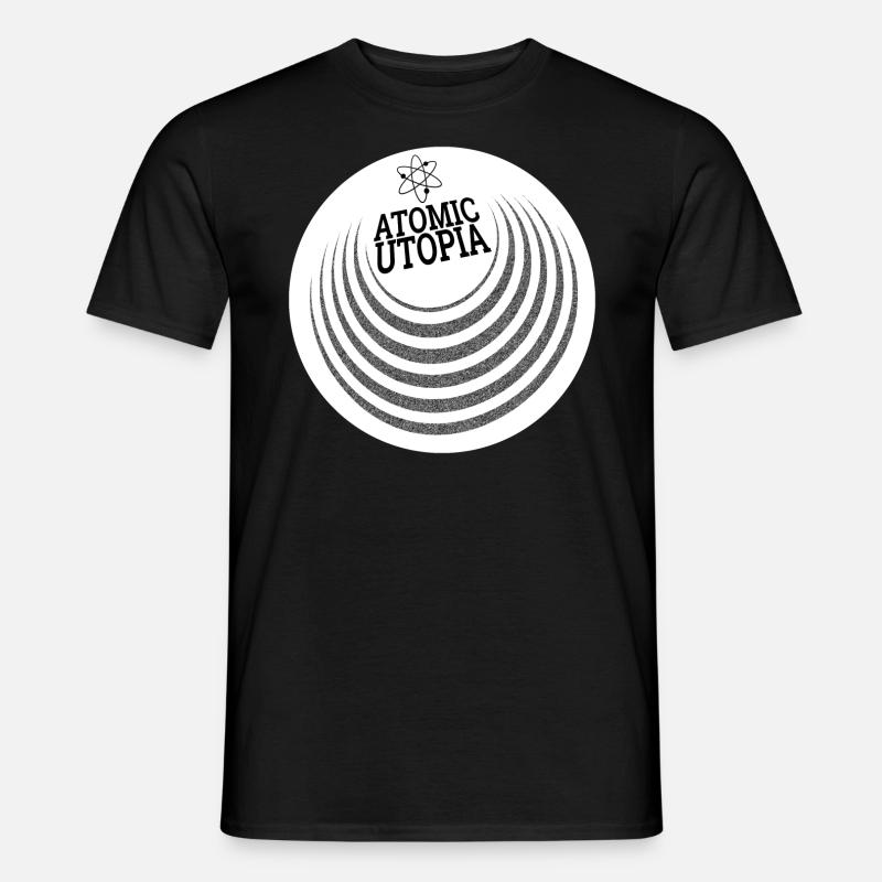 Atomic Utopia - Concentric Orb - Men’s T-shirt - black