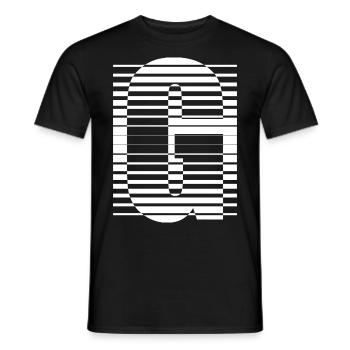 LETTER G - Men's T-Shirt - black - Front - AI Model Male 178 light (178cm)