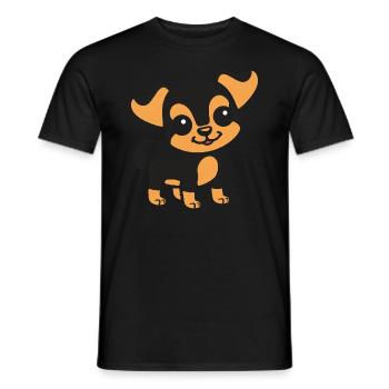 Chiweenie - T-shirt homme - noir - Devant - AI Model Male 178 light (178cm)